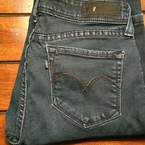 Navy blue jeans